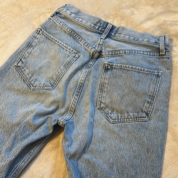 AGOLDE Riley Crop in Zephyr - Picture 3 of 8